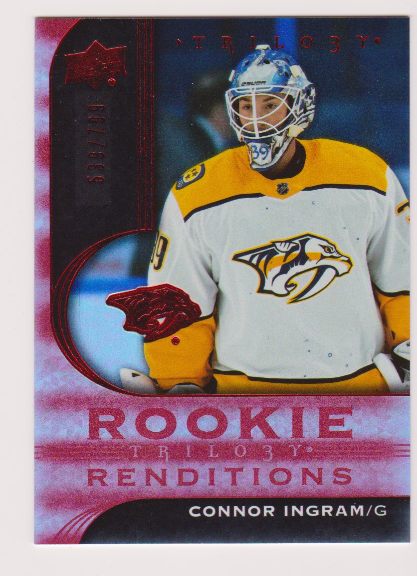(image for) 2020-21 UD Trilogy Rookie Renditions Red #RR18 Connor Ingram RC